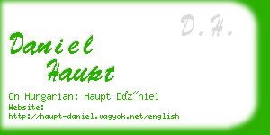 daniel haupt business card